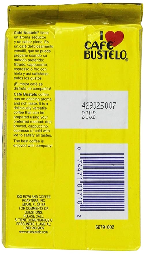 CAFE BUSTELO 60Z PACKAGES of 3