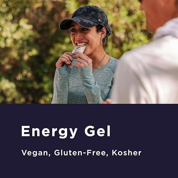 GU Energy Original Sports Nutrition Energy Gel Vegan Gluten-Free Kosher and Dairy-Free On-the-Go Energy for Any Workout 24-Count Raspberry Lemonade