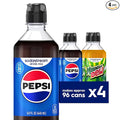 SodaStream Pepsi MTN Dew New Pour Bottle Variety Pack 440ml (Pack of 4)