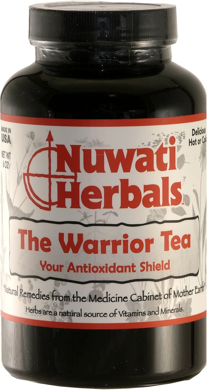 Nuwati Herbals - The Warrior Herbal Loose Tea Blend - Antioxidant Shield Against Free-Radicals 6 Ounces