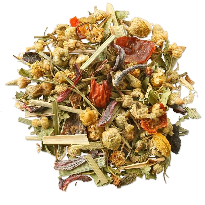 Tea Forte Premium Loose Leaf Tea Blend Resealable 1 Pound Bag Makes 160-175 Cups Chamomile Citron