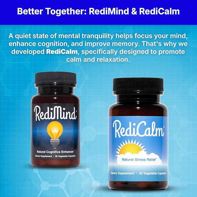 Natural Cognitive Enhancement Supplement Capsule - Non-GMO Vegan Gluten-Free