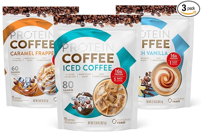 Complete Roast 3-Pack - Caramel Frappe Iced Coffee and French Vanilla