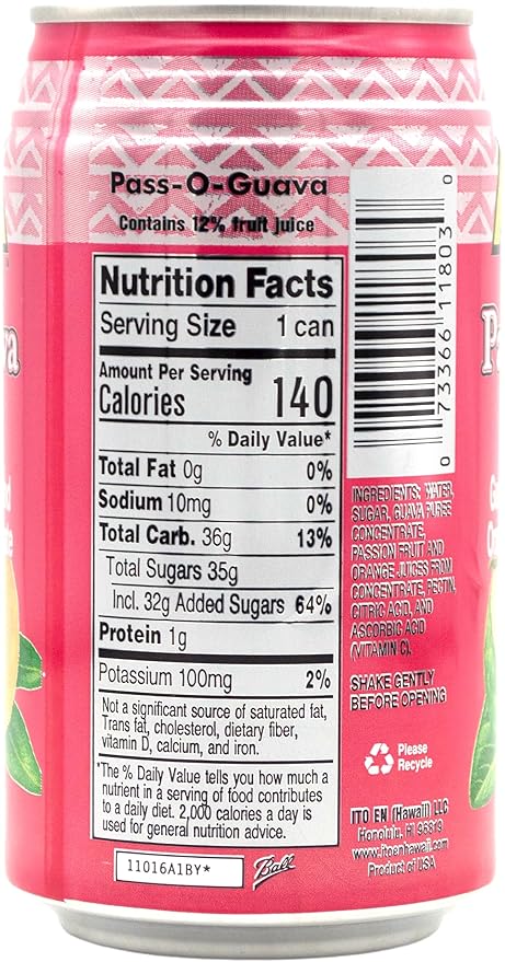 Aloha Maid Drinks Signature Variety 3 Cans per Flavor Total 12 Cans