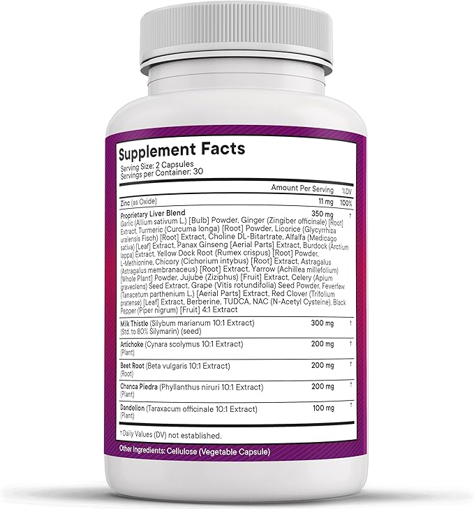 NEW AGE Milk Thistle NAC Chanca Piedra Beet Root Artichoke Dandelion Root Astragalus - Plus TUDCA &amp Ginger - 120 Count