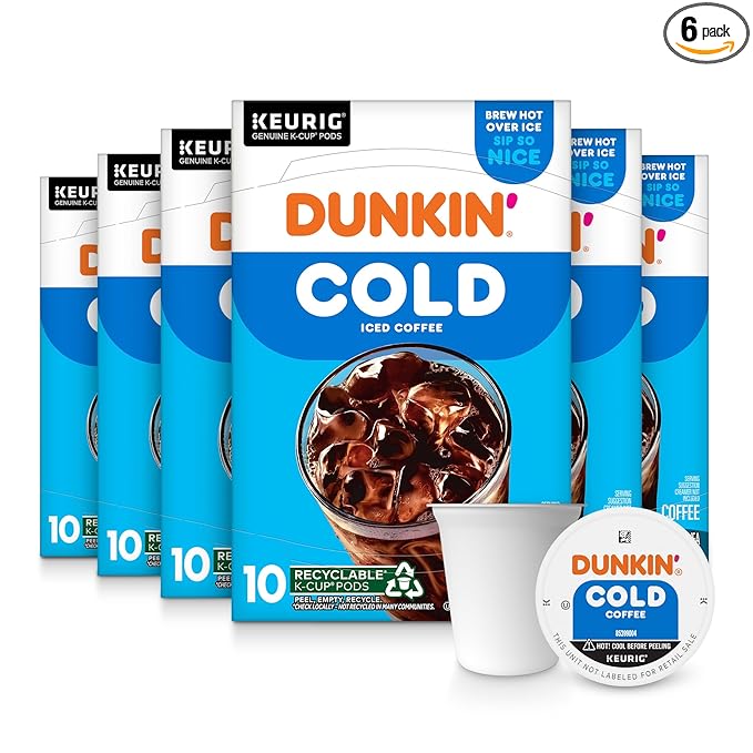 Dunkin' Cold Coffee 60 Keurig K-Cup Pods