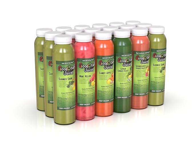 3 Day Juice Cleanse – 18 Cold-Pressed Juices | GoodStuff Summer Slim Detox | Fresh Ready-to-Drink Reset