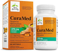 Terry Naturally CuraMed 375mg - Antioxidant Supplement for Brain &amp Immune Health Support - Dietary Supplement with Curcumin &amp Turmeric Essential Oil - Herbal Liver Support - 60 Softgels