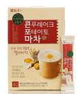 Damtuh Yam (Ma) Tea Powder Drink Mix with Corn Flakes &amp Potato Flakes – Korean Cereal-Style Instant Hot Drink Creamy &amp Smooth 22g x 40 Stick Packs