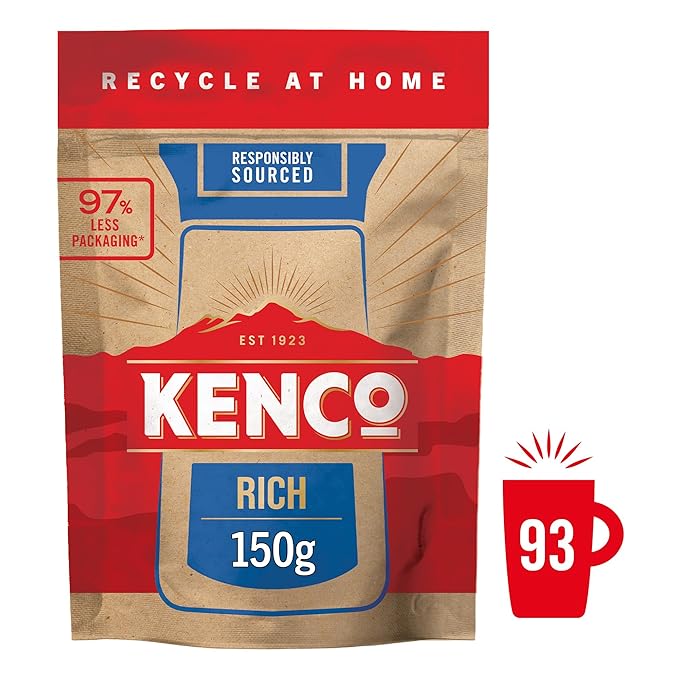 Kenco Rich Instant Coffee Eco Refill 150 g (Pack of 6)