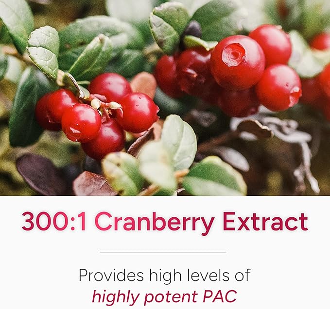 Urinary Tract Defense with Cranberry PAC D-Mannose Probiotics &amp Vitamins | UTI Avoidance &amp Bladder Support Supplement | Most Powerful Cranberry Pills for Women &amp Men | USA Manufactured |