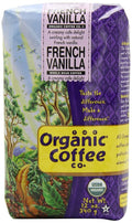 The Organic Coffee Company Whole Bean Coffee French Vanilla 12 Ounce