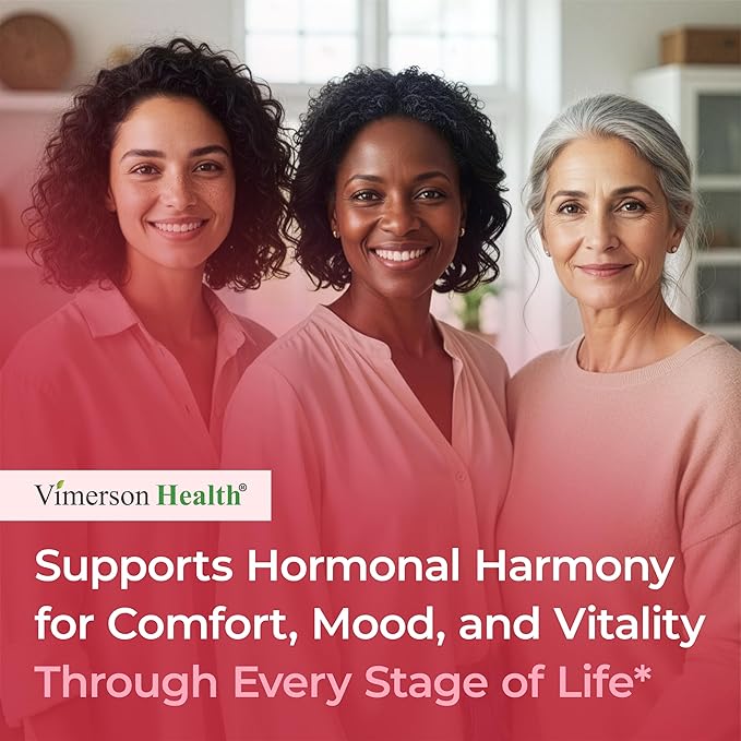Hormone Harmony for Women with Black Cohosh Dong Quai &amp Red Clover – Natural Hormone Balance For Women of All Ages – Supports PMS Menopause &amp Mood – Women’s Hormone Balance Supplement – 120