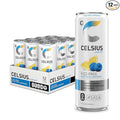 CELSIUS Fizz Free Blue Razz Lemonade Sugar Free Energy Drink 12 Fl Oz (Pack of 12)