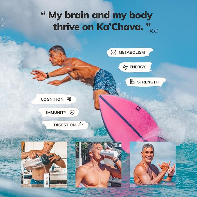 Ka’Chava Whole Body Meal Shake Coffee 2 lb – Vegan Protein Powder with 25g of Protein 6g of Fiber – Plant-Based Meal Replacement – Probiotics &amp Digestive Enzymes – Gluten &amp Dairy Free (15 Ser