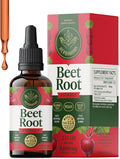 HERBAMAMA Beet Root Extract Drops - Vegan Tincture of Fresh Beets - Non-GMO Alcohol &amp Sugar-Free Supplements for Men &amp Women 84-Day Supply
