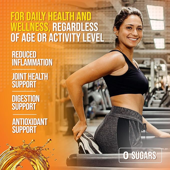 Advanced Liquid Turmeric – High Absorption Curcumin with Black Pepper &amp Vitamin D3 for Maximum Bioavailability – Joint Inflammation &amp Immune Support – 20 fl oz