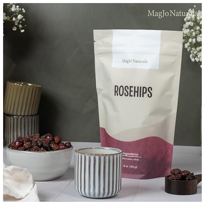 MagJo Naturals Whole Rosehips | Wild Harvest from Eastern Europe