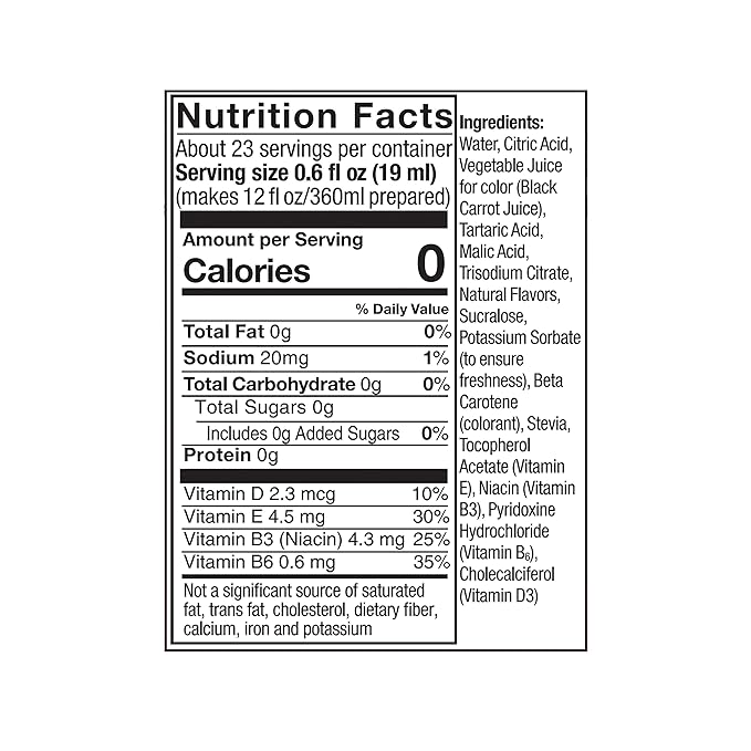 SodaStream Cranberry Raspberry Zero Calorie 440ml 4-Pack