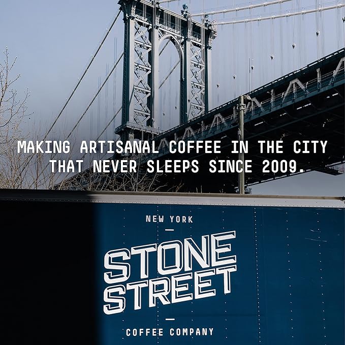Stone Street Cold Brew Decaf Coffee Swiss Water Process Low Acid 100% Arabica Gourmet Coffee Coarse Ground Medium Roast 5 LB