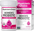 Physician's Choice Probiotics for Women - PH Balance Digestive UT &amp Feminine Health - 50 Billion CFU - 6 Unique Strains for Women - Organic Prebiotics Cranberry Extract+ - Womens Probiotic - 8