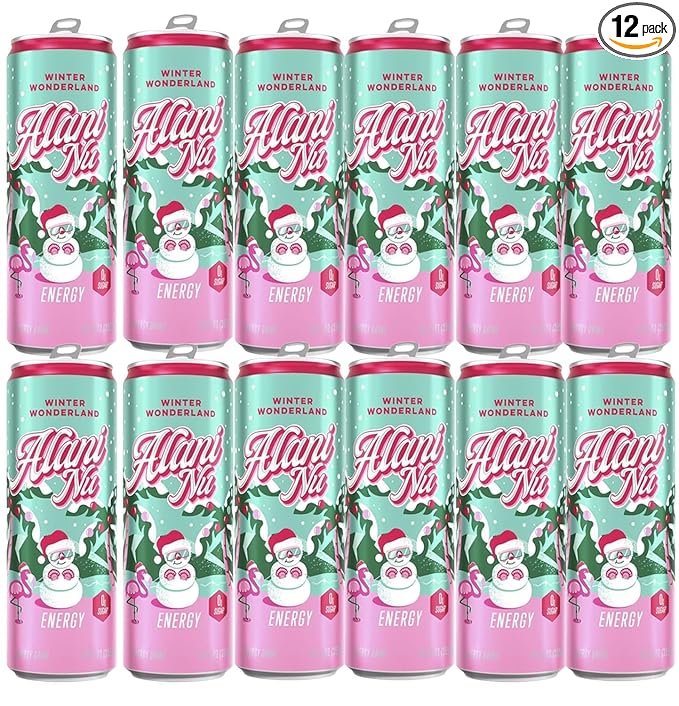 Alani Winter Wonderland Sugar Free Low Calorie Energy Drinks - 12 fl oz Can - 12 Pack