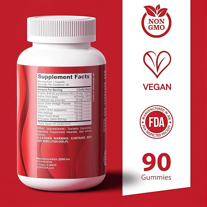 ZENV 3-in-1 Beauty from Within Supplement Bundle: Hair Skin &amp Nails Gummies Organic Apple Cider Vinegar Capsules Probiotic Gummies | 60-Day Supply for Radiant Glow &amp Gut Health