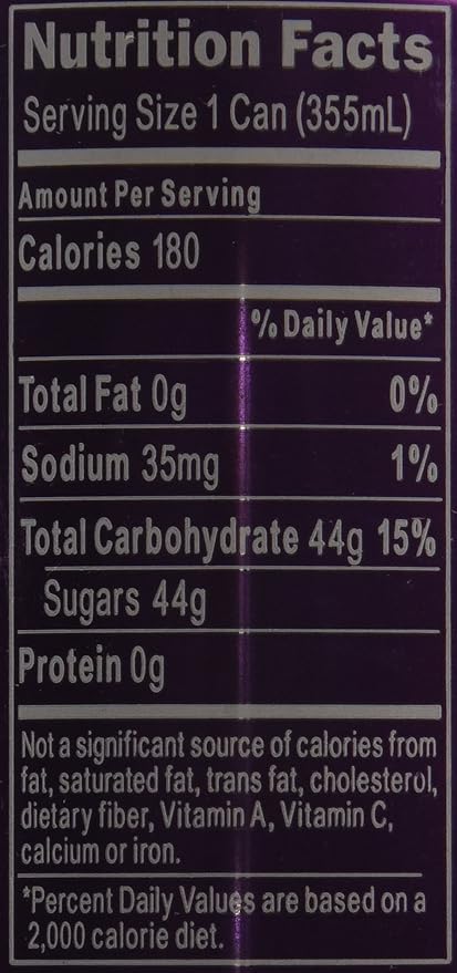 C&ampC Soda Grape 24 Count