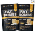 MariGold Keto Fat Bombs - Lemon Coconut - Low Carb Collagen Rich Grass-fed Ghee Organic Cocoa Butter Gluten-Free Non-GMO (2 bags 5 Servings Each)