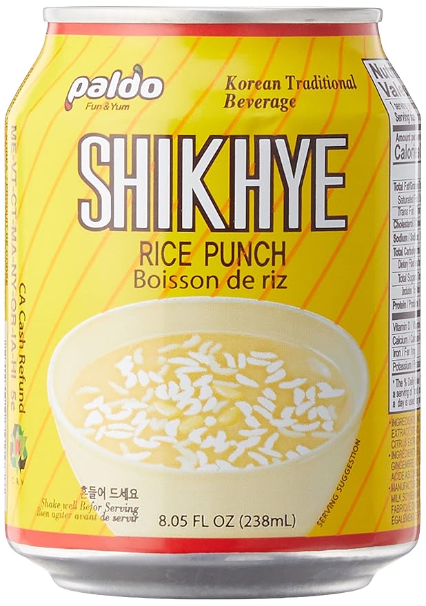 Paldo Rice Punch 238mL X 12 Cans Gift set clear 8.04 Fl Oz (Pack of 12)