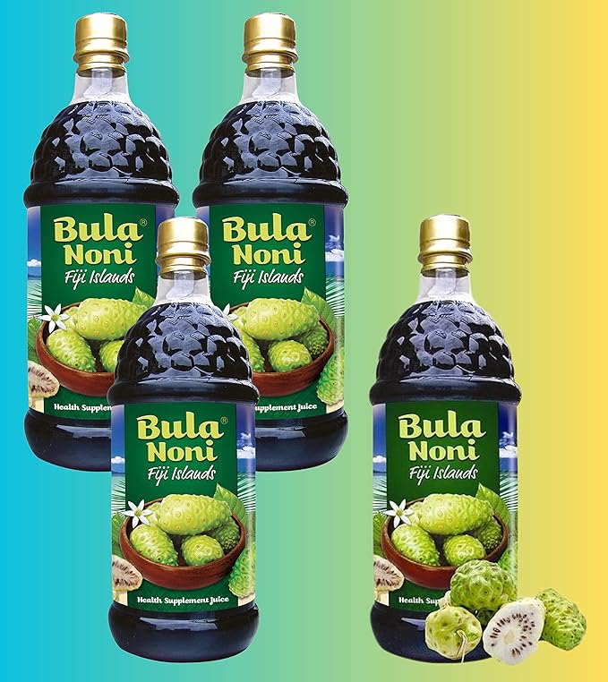 NONI Juice - 100% (Pack of 4 x 33.8 Oz) Rich in Antioxidant All Natural Daily Wellness Drink DrinkNoni.com