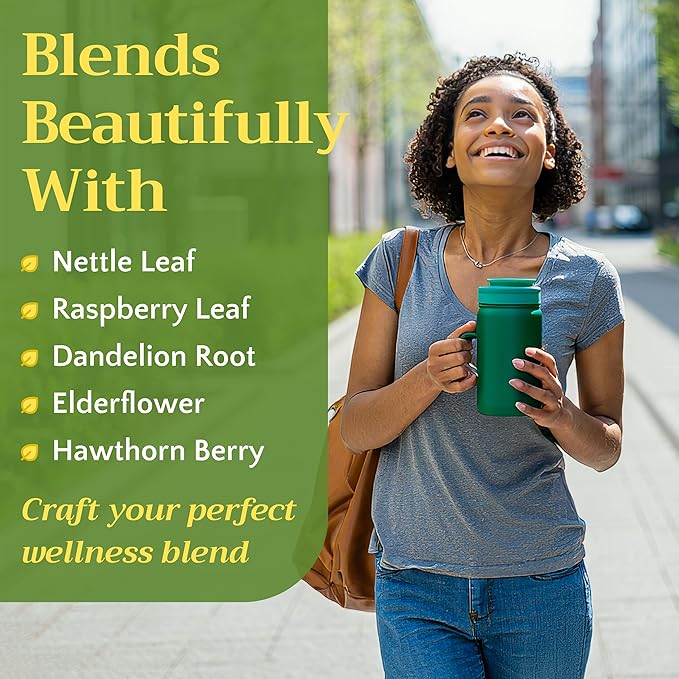 Natural Dandelion Leaf Herb Tea - Cut and Sifted Dried Leaves - Loose Herbal Bulk 1lb (16 oz)