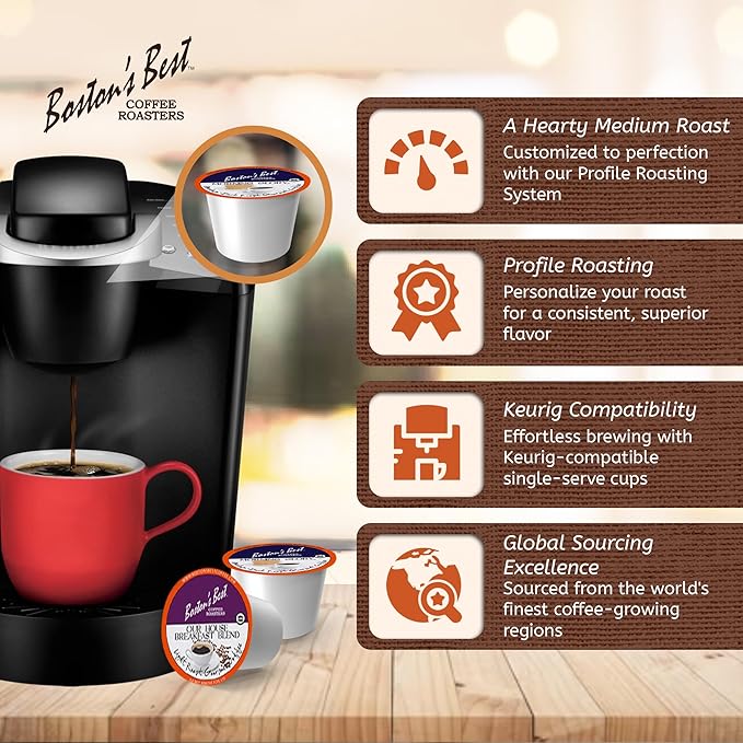 Boston's Best Assorted Variety Blends Single Serve K-Cup Coffee 80 Count (Compatible with 2.0 Keurig Brewers)
