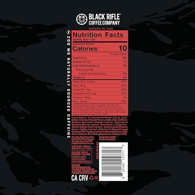 Black Rifle Coffee Company Freedom Punch 16 oz 12 ct