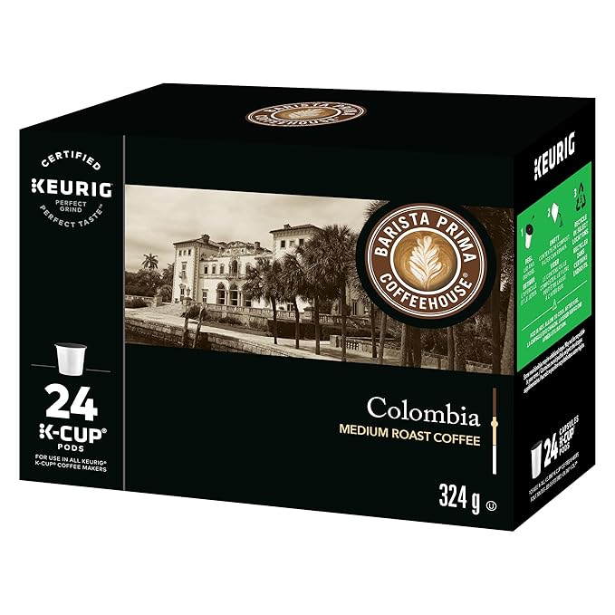 Barista Prima Coffeehouse 6613 Colombia K-Cups Coffee Pack 24/box (Pack of 2)