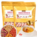 Lingyunxi Rose Longan Red Date Wolfberry Tea 2packs/60Bags Women Five Treasures Wubao Rose Tea Jujube Dried Longan Goji Berry 桂圆红枣枸杞茶 玫瑰红枣枸杞茶 300g/10.6oz