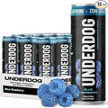 Underdog Performance Energy Drink Blue Raspberry Nootropics Green Tea Extract Citrulline Clean Sugar Free Fast &amp Slow Release 249mg Caffeine per Serving No Artificial Additives 12 Pack