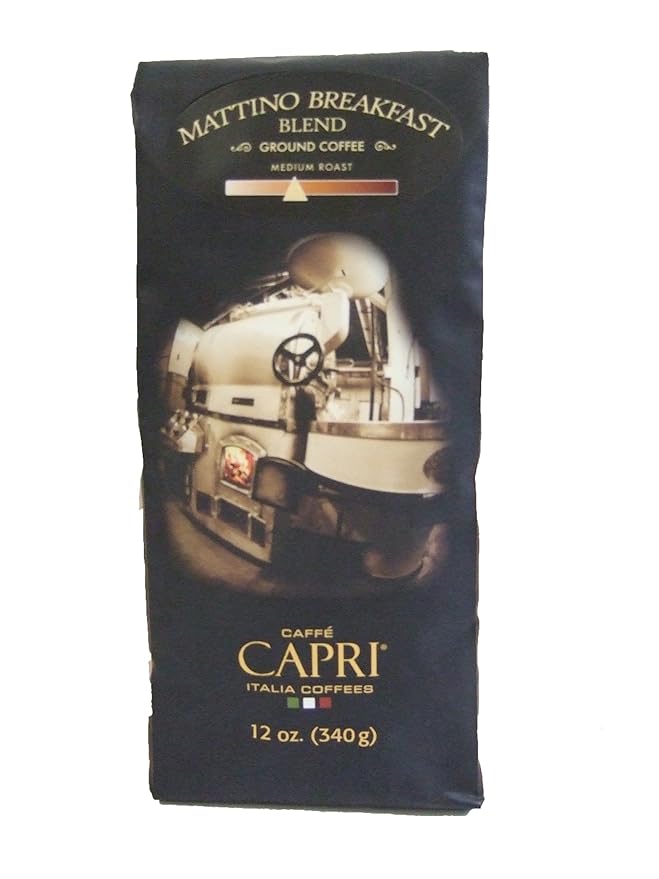 Caffe Capri Coffee Mattino Breakfast Blend 12-Ounce