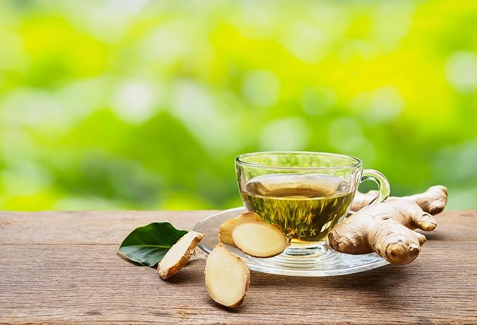 Xin Qing White Ginger Green Tea White Ginger Tea Loose Leaf Ginger Tea | Natural and not bitter 150g/5.3oz