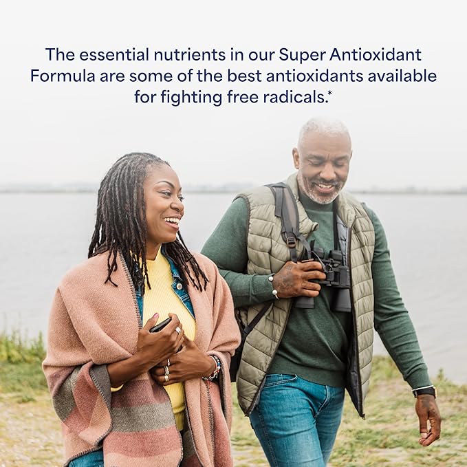 Puritan's Pride Premium Super Synergistic Antioxidant Formula Dietary Supplement to Help Fight Premature Aging* Vitamins A C E and Selenium Mineral 3 Month Supply 100 Rapid Release Softgels
