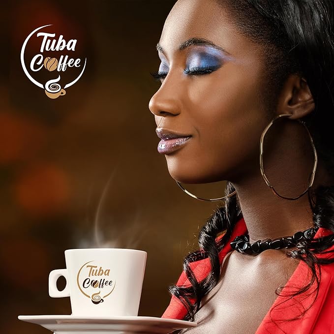 Tuba Coffee: Iconic Spicy Flavor | Proudly Roasted in Senegal | Arabica with Selim | Medium-Dark Roast | Ground | 12 0Z (340g) (1)