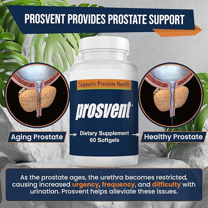 Advanced Men's Prostate Support Natural Supplement with Saw Palmetto Vitamin D and Zinc to Ease Urinary Frequency &amp Urgency (60 Count)