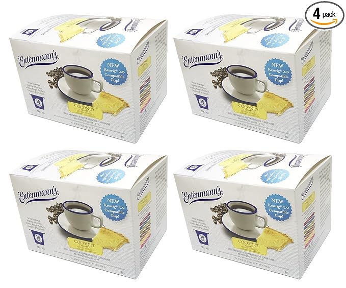 Entenmann's Single Serve Coffee Coconut Cream 10 Count (Pack of 4)