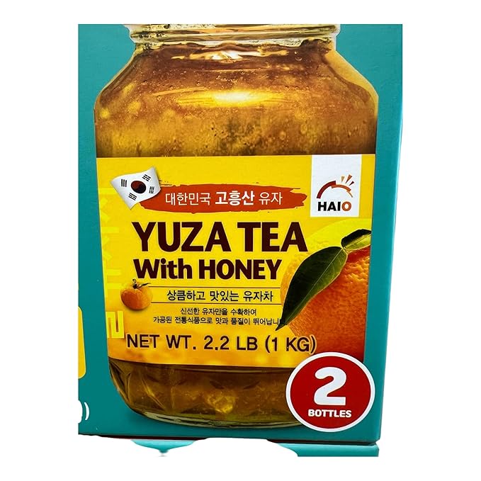 Haio Yuza Tea with Honey Korean Citrus Tea 2 Bottles