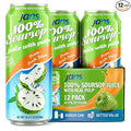 JANS 100% Soursop Juice with Pulp (16.9 oz Pack of 12) NO Sugar Added Pure Guanabana Graviola Fresh from Juice Not From Concentrate