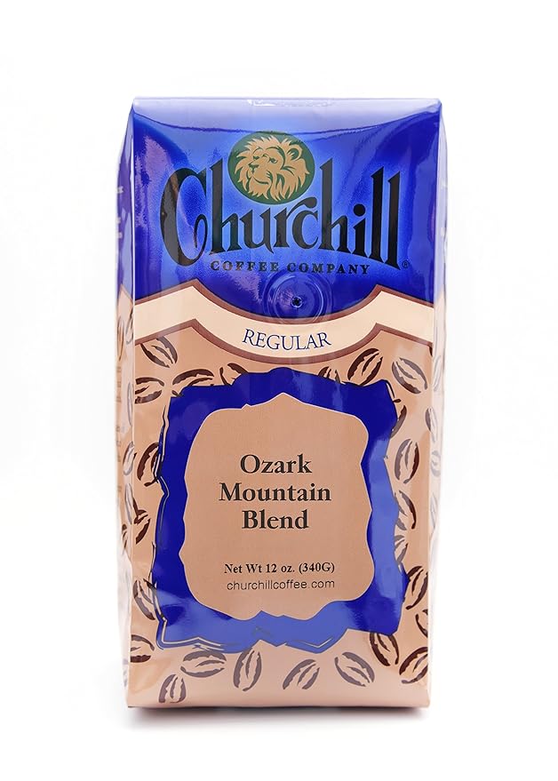 Churchill Coffee Ozark Mountain Blend 12 oz - Ground
