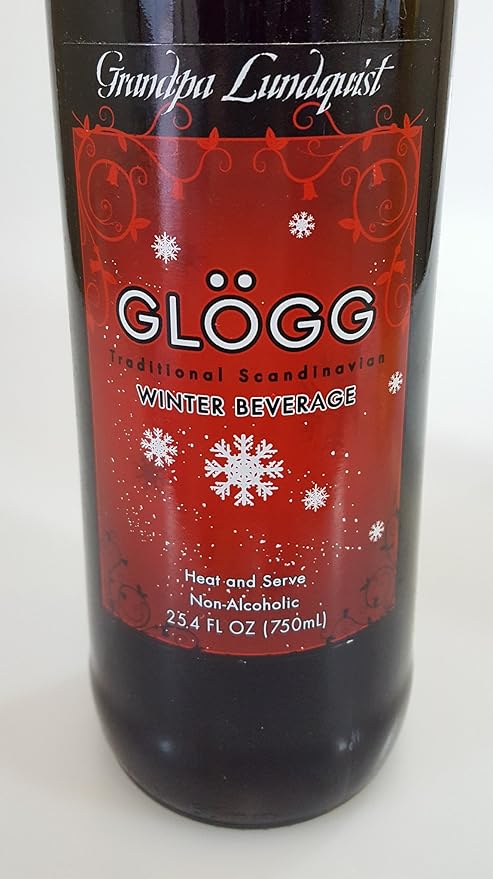 Grandpa Lundquist Glogg Winter Beverage 2 - 25.4Floz Bottles (Original Glogg Winter Beverage)