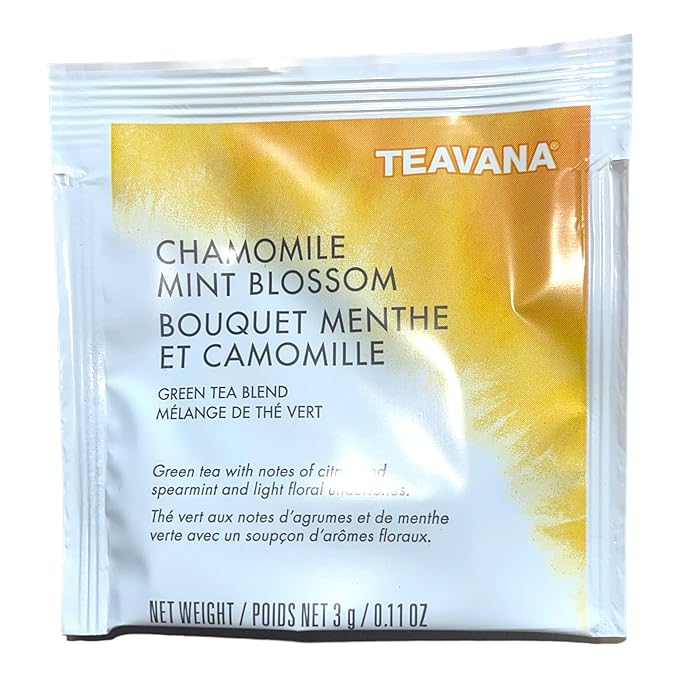 TEAVANA Starbucks Chamomile Mint Blossom Herbal Tea Sachets 24 Count