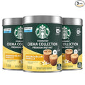 Starbucks Crema Collection Premium Instant Madagascar Vanilla Flavored Instant Coffee 100% Arabica Beans 3 Tins (7.12 Oz Each)