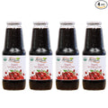Anna and Sarah 33.8 Oz Organic Tart Cherry Juice - USDA Organic Certified - Glass Bottle (4 Pack) No Sugar Added No Artificial Colors No Preservatives No Flavors AddedNOT from Concentrate